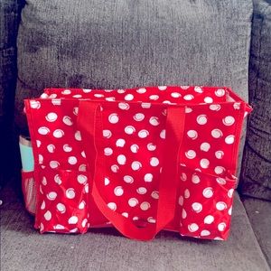 Thirty One Zip Top Organizing Utility Tote